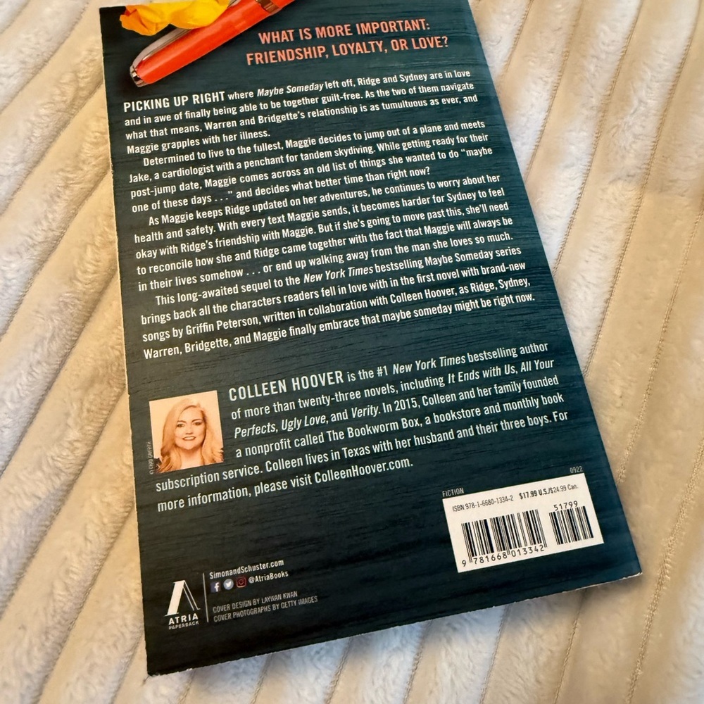 'Maybe Now' Novel - Picture 2 of 2